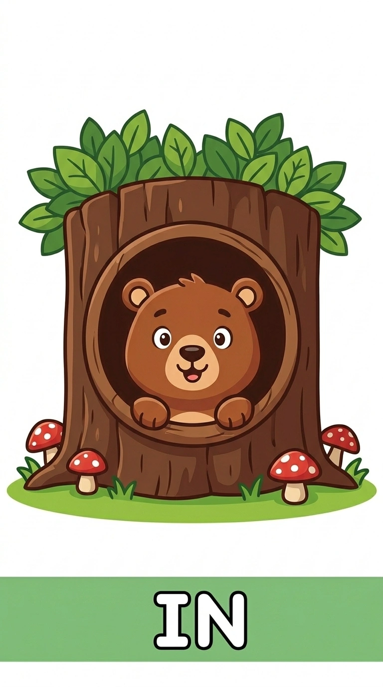 Where is Benny? Learning the Preposition IN | Character Series